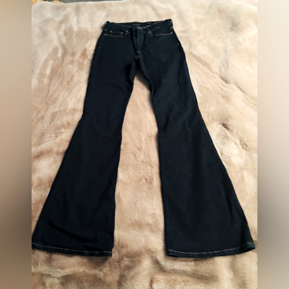 NWOT NEVER WORN High Rise Long Flare Jean - Banana Republic